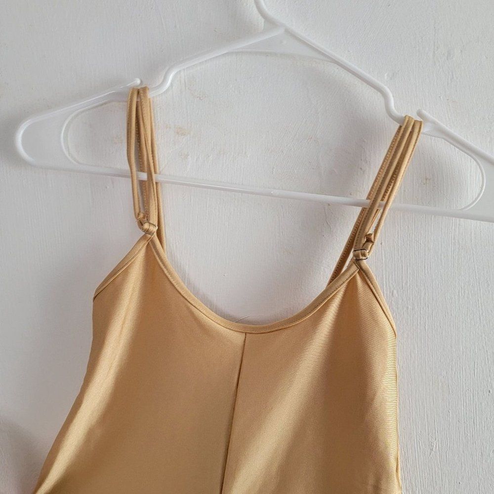 SJL Apparel Womens Brown Spaghetti Strap V Neck Casual One Piece Jumpsuit Size S - Picture 4 of 5